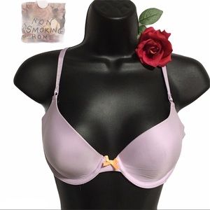 VICTORIA’S SECRET PUSHUP BRA LAVENDER 34C NWOT